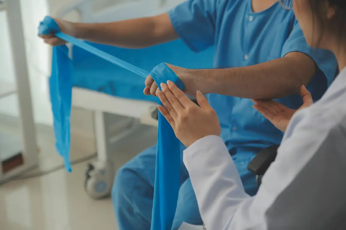 Sesión de rehabilitación física en León, Guanajuato
